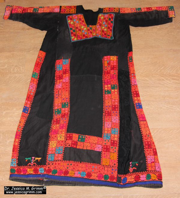 Vintage embroidered Bedouin dress.