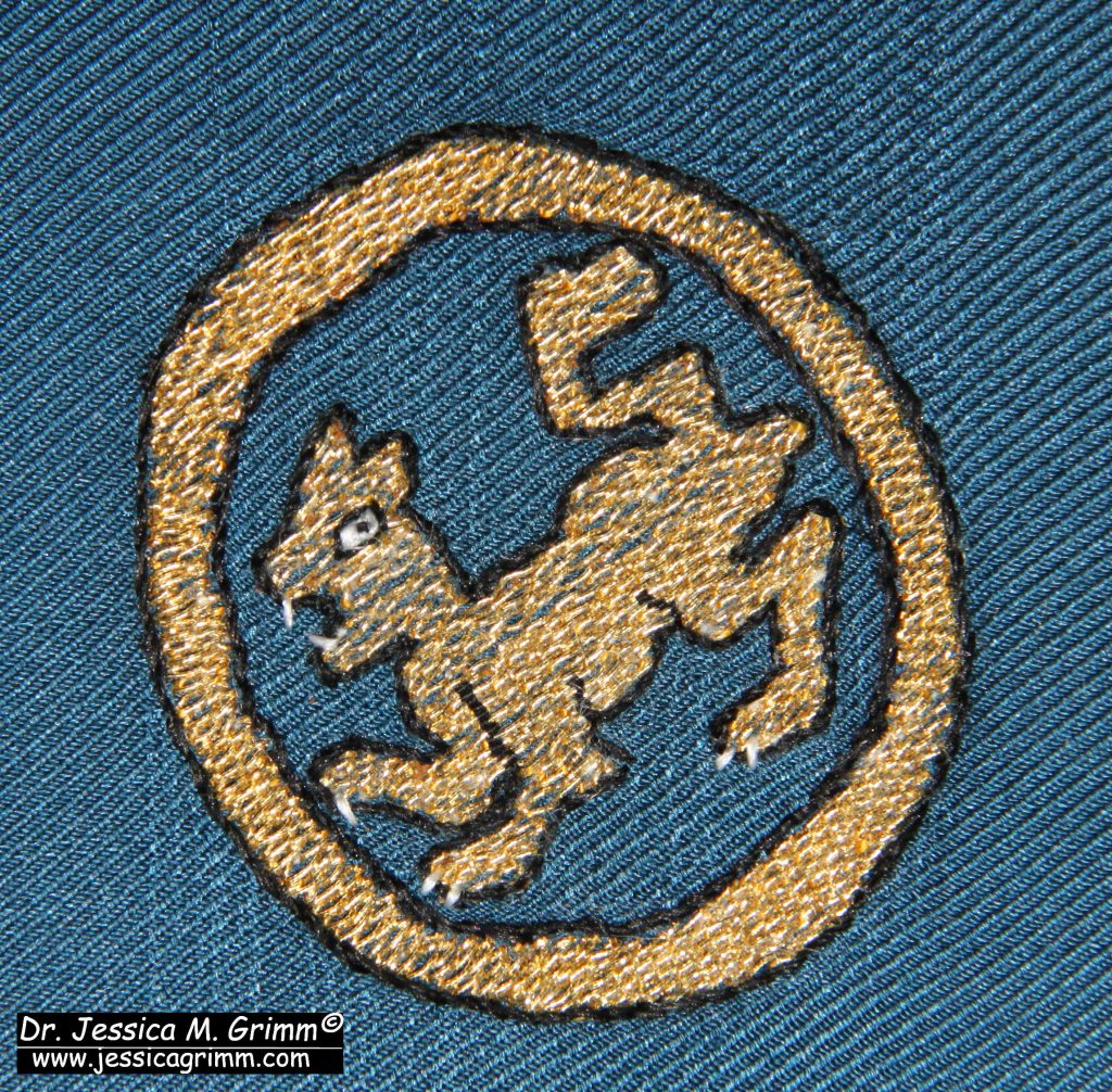 Medieval Goldwork Embroidery Course sample.