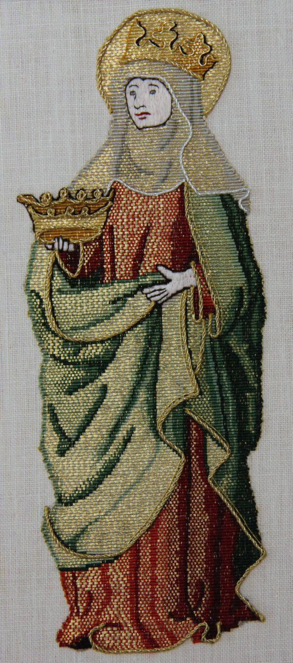 Online Embroidery Course sample Elisabeth of Thuringia