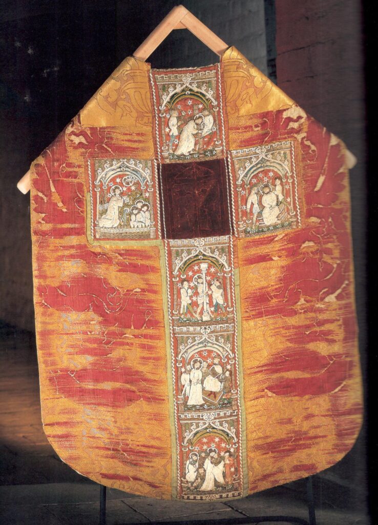 Medieval Goldwork Embroidery - chasuble from Brandenburg Cathedral