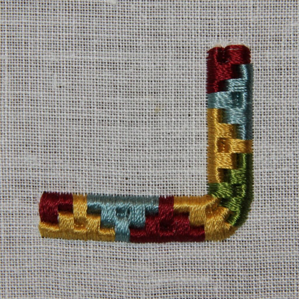 Embroidery Tutorial - Turning a Corner