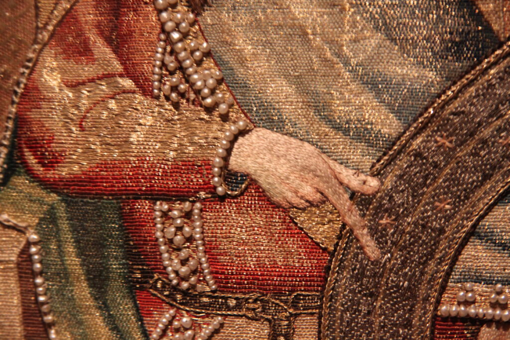 Order of the Golden Fleece - detail of Daniel on the embroidered antependium