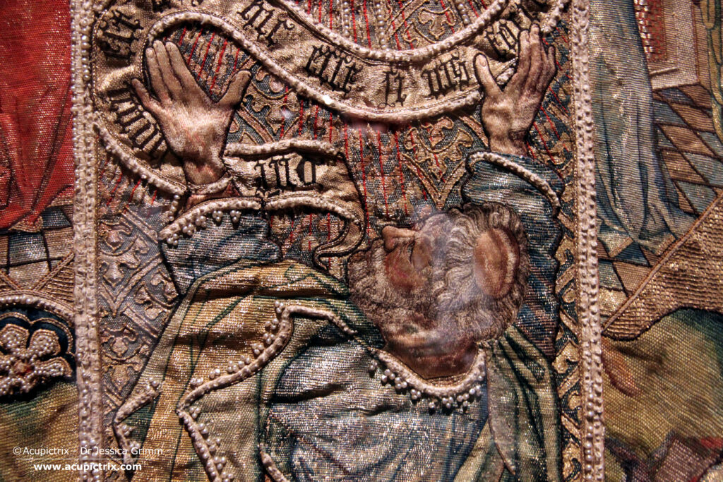 Order of the Golden Fleece - Chasuble back with detail of St. Peter, Imperial Treasury Vienna, Inv. Nr. KK 14.
