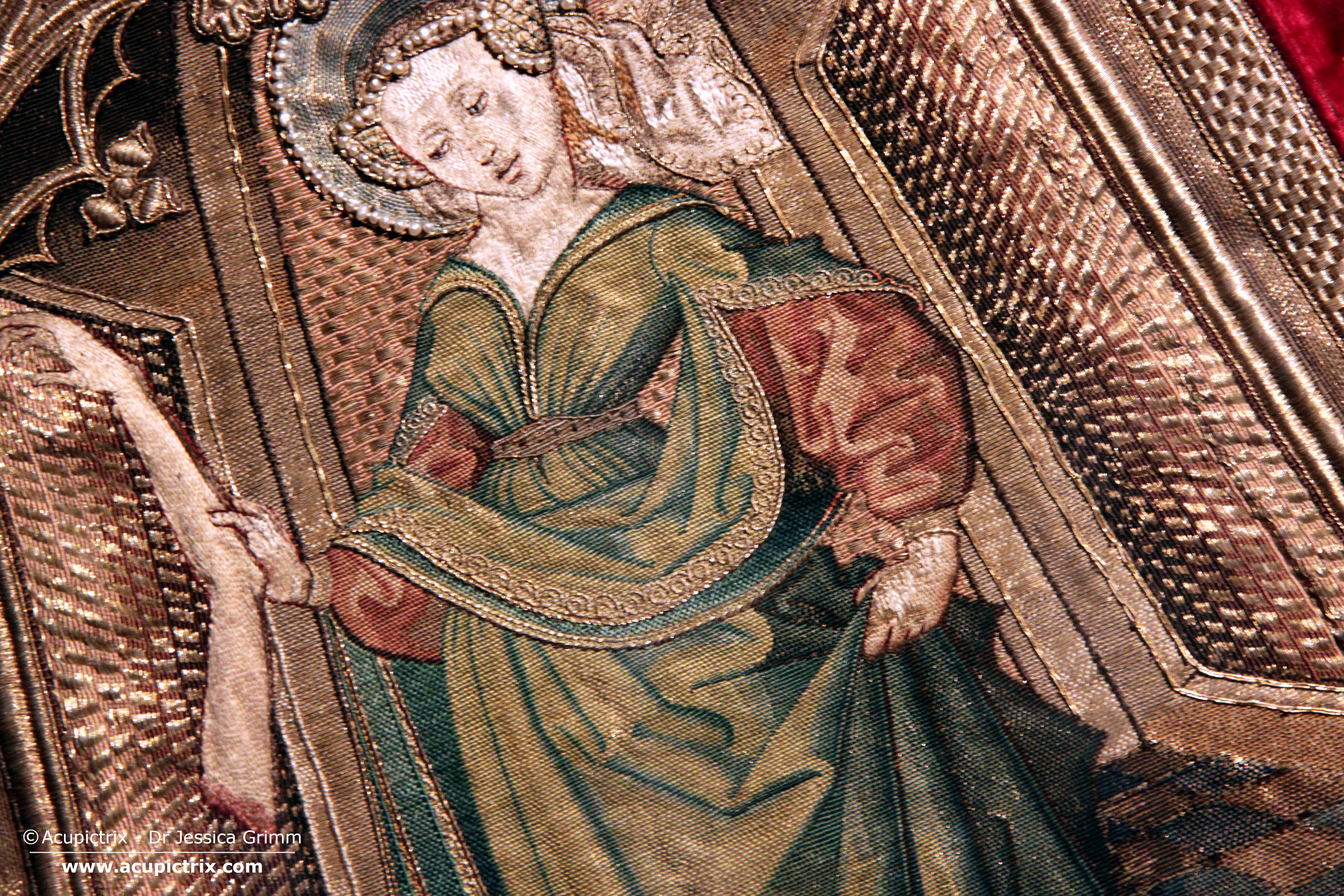 Order of the Golden Fleece - Detail with Attala on the Mary cope