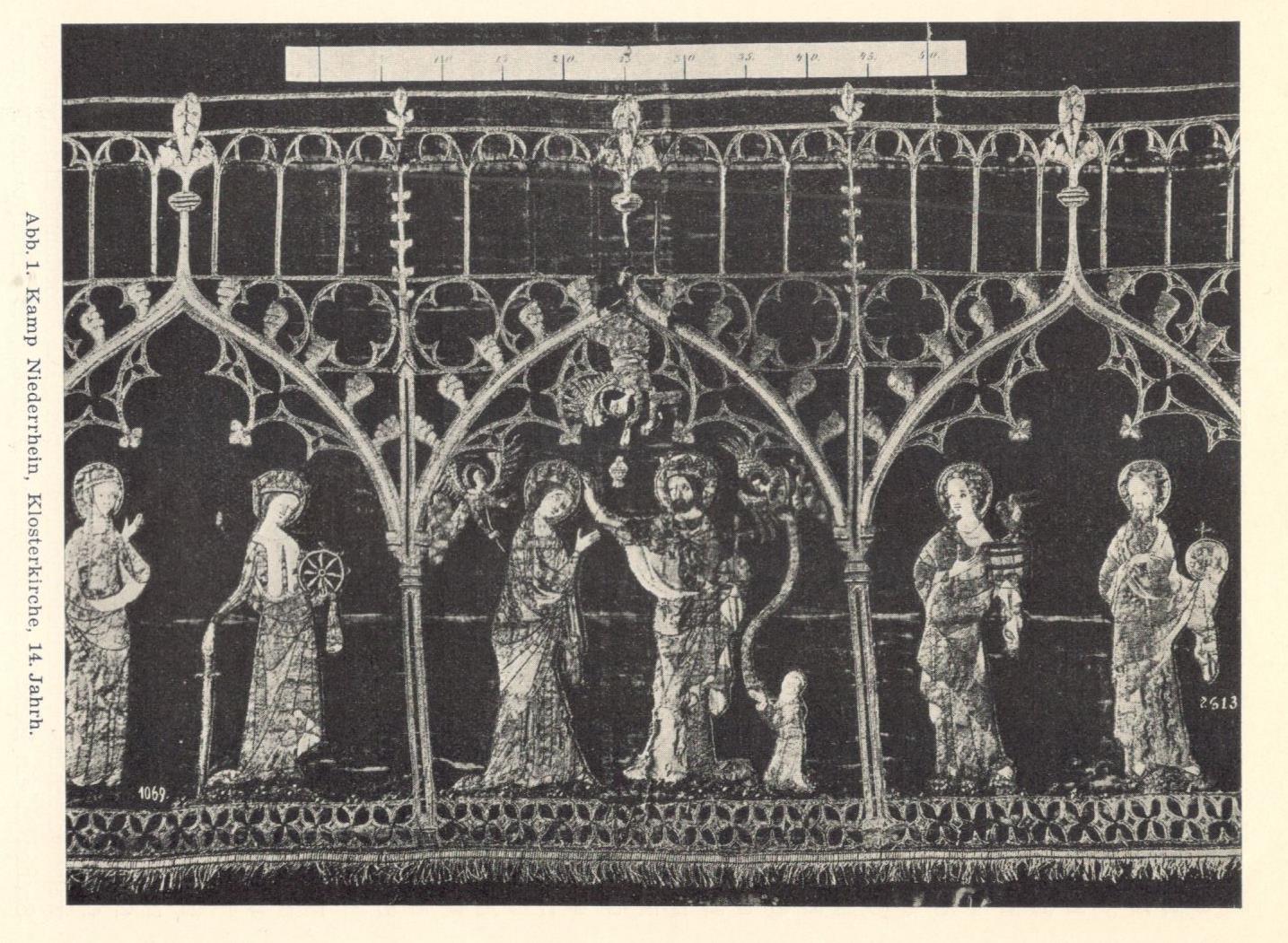 Spectacular Cologne embroidery from the 14th century