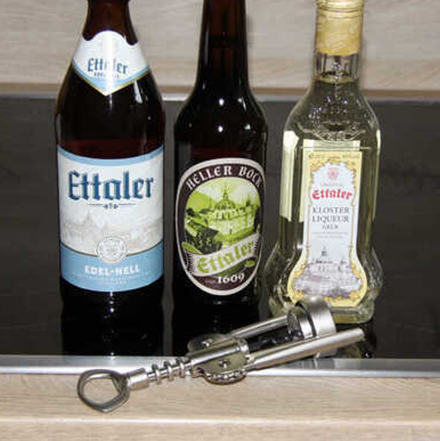 Madder Experiments - Pale lager, stout and Liqueur homemade at Ettal Abbey