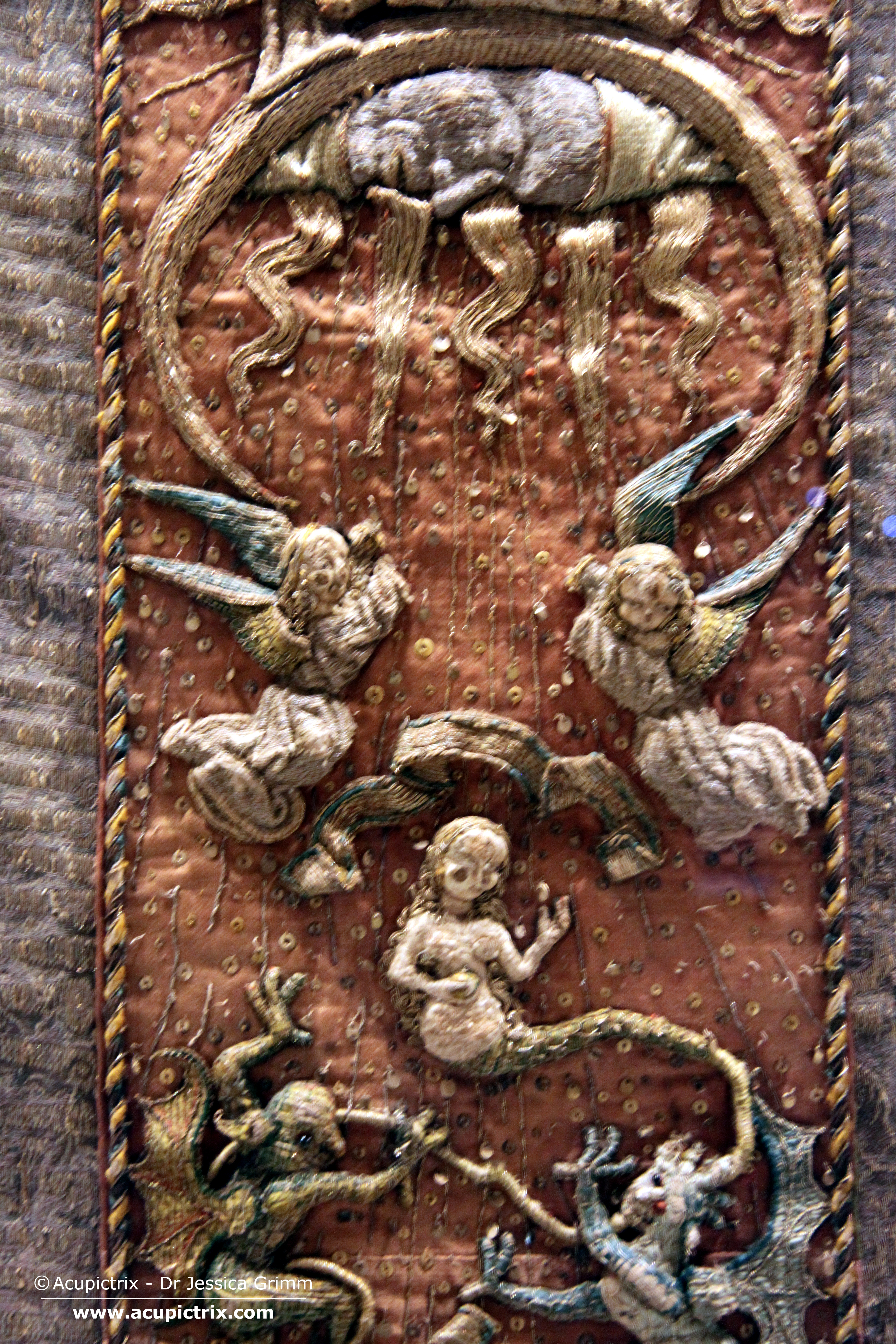 Medieval Stumpwork Chasuble Domschatzmuseum Chur