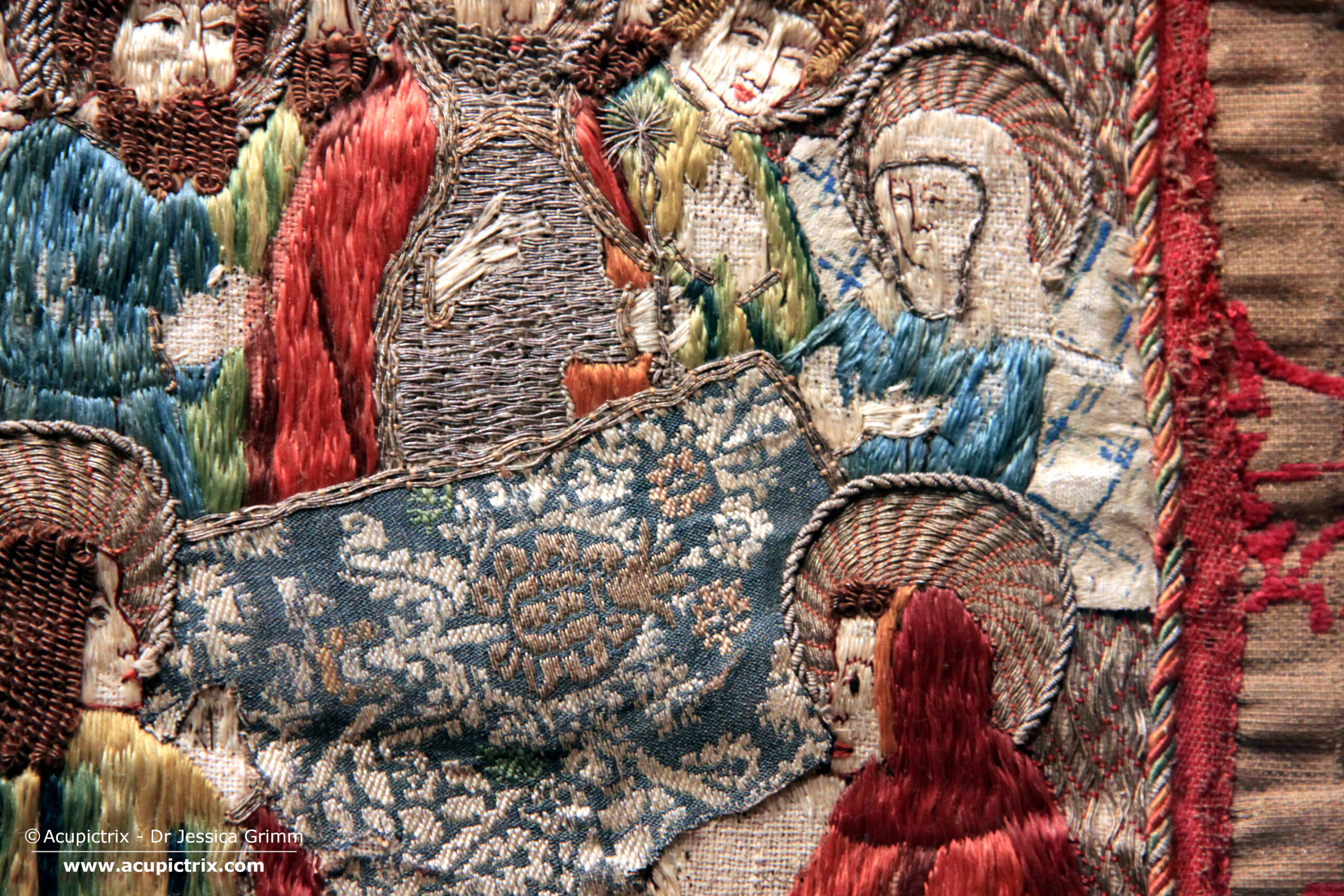 Medieval Stumpwork: a chasuble at Domschatz Fritzlar