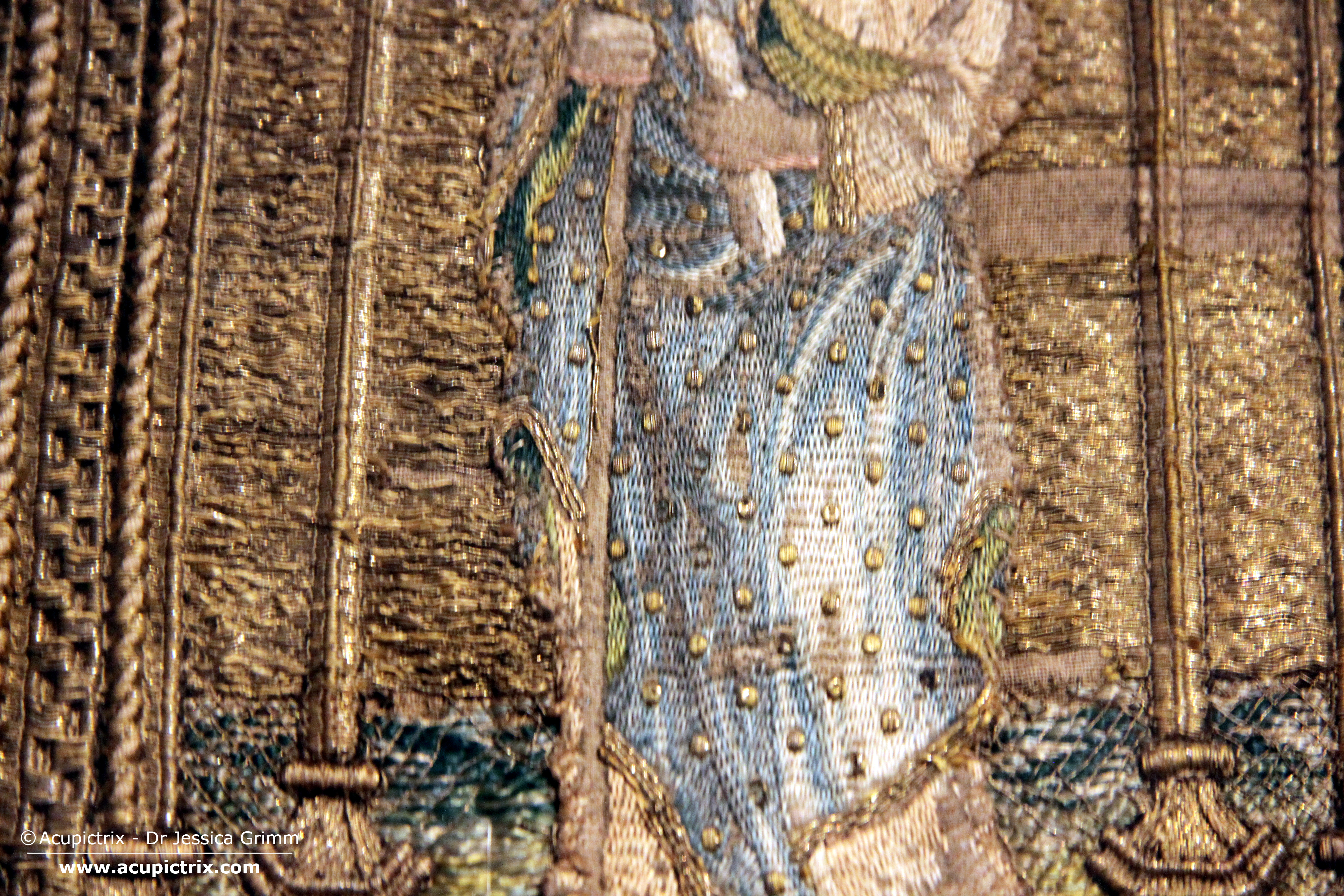 Venetian Embroidery: cope fragments of Pope Gregory XII