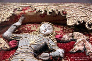 Halberstadt - Embroidered version of St Georg and the dragon.