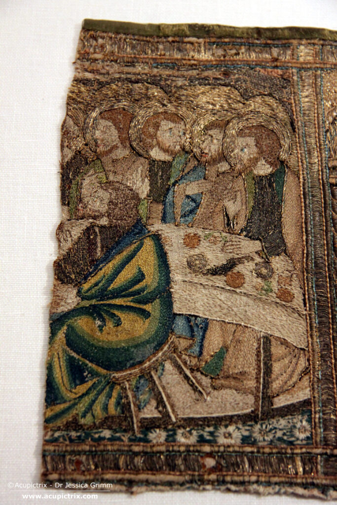 Opus florentinum - embroidered scene of the Last Supper