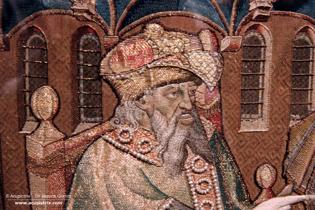 Order of the Golden Fleece – Detail of prophet Joel on the antependium