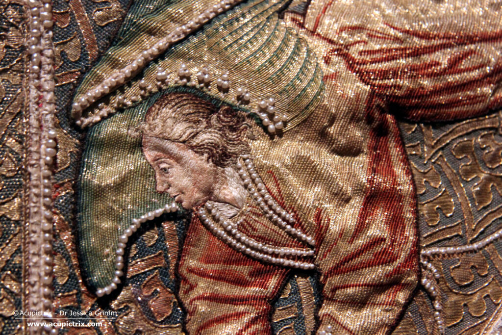 Order of the Golden Fleece – Detail with angel on the front of the chasuble