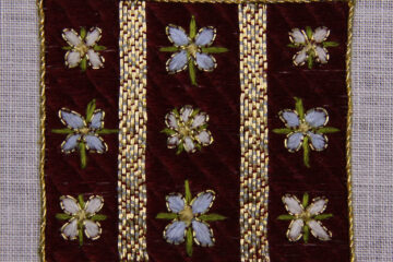 Goldwork embroidery Tutorial - Fancy Floral Blanket