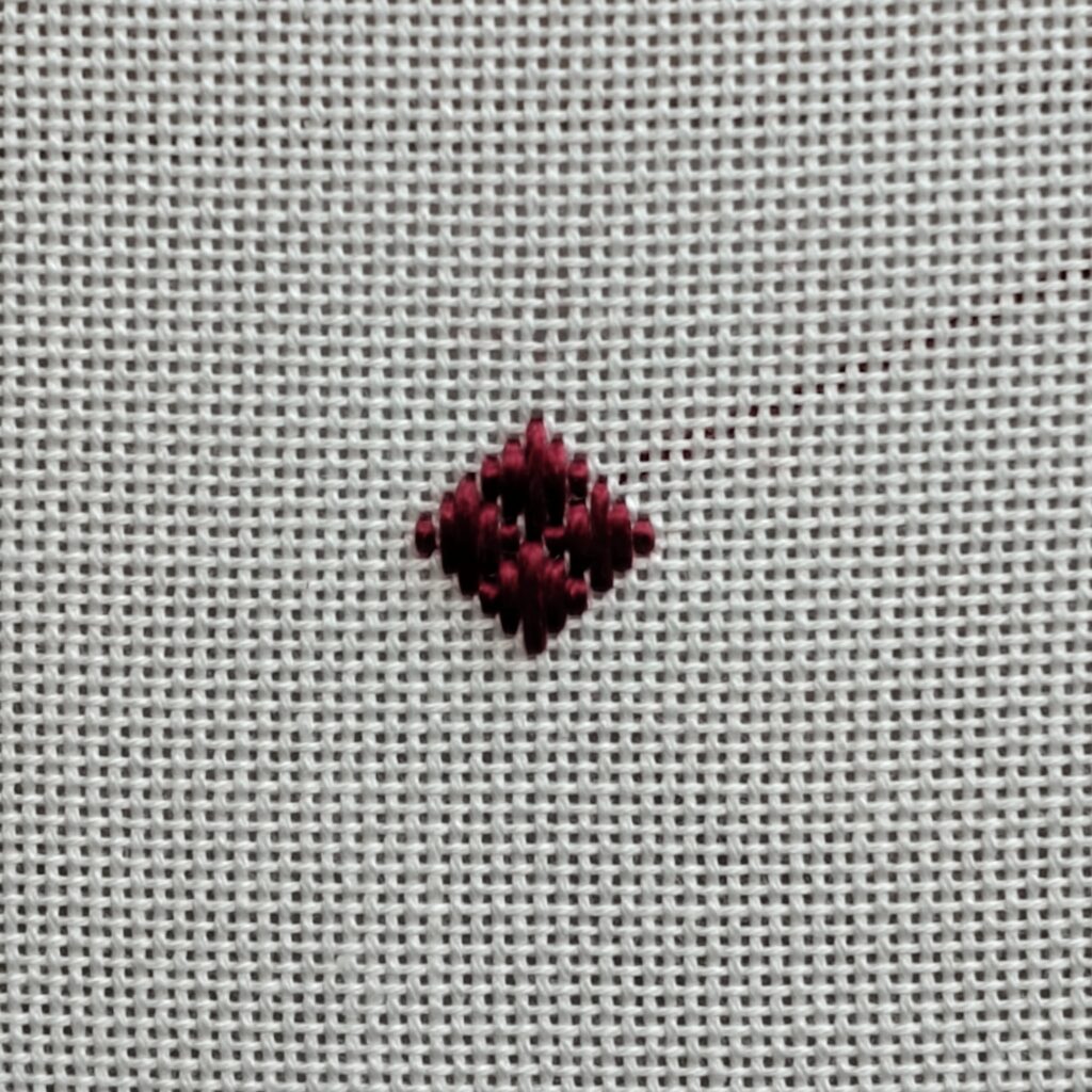 Medieval Embroidery Pattern - colourful geometric pattern
