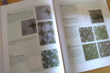 MS.8932 - the step by step instructions for one of the dimenional stitches.