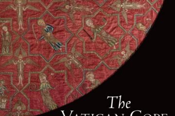 Vatican Cope - front cover of the book with a part of the Vatican cope on a black background